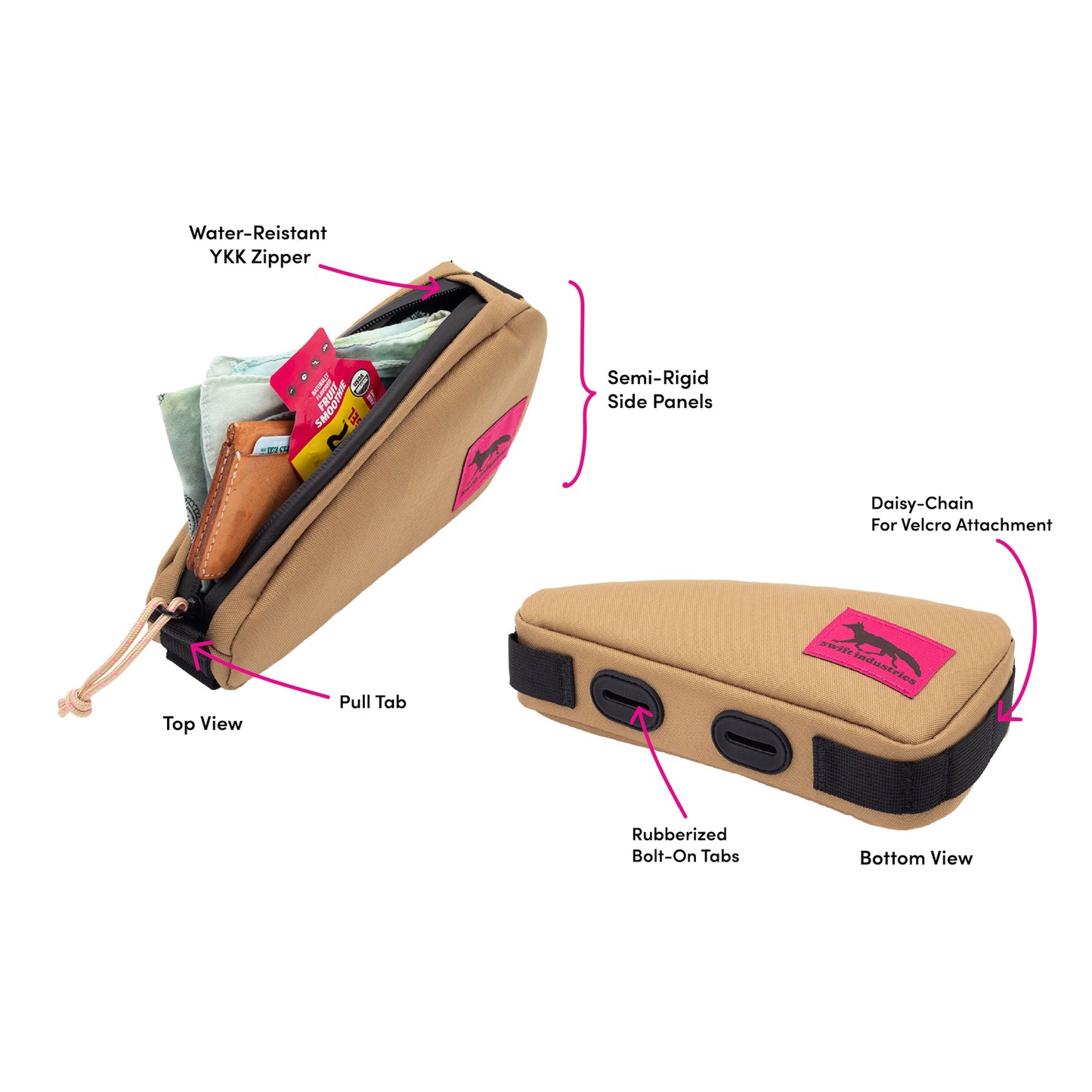 Moxie Top Tube Bag